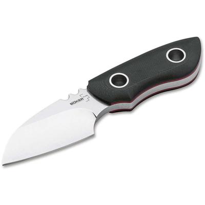 Boker Plus PryMini Pro Fixed Blade Knife 2.36in D2 G10 Black Handle 02BO017