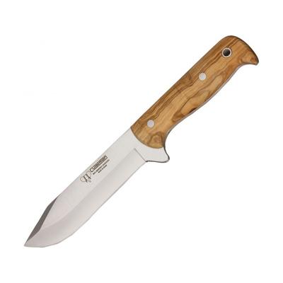 Cudeman Hunter Olive Wood Knife CUD119L