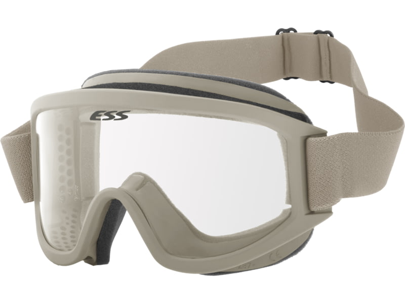 ESS Land Ops Striker Series Military/Tactical Goggles w/ Speed Sleeve Desert Tan 740-0207
