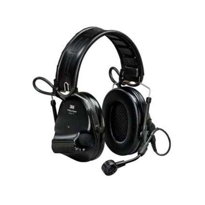 PELTOR 3M SwatTac VI NIB Headset Foldable MI Input Dynamic Boom MIc Black MT20H682FB-09N SV