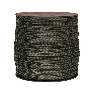 Atwood Micro Cord 1.18 mm Thick Low Stretch UV Resistant Rot And Mildew Resistant Woodland 1000 ft MC04-1000' - WOODLAND