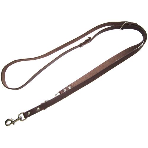 HEIM Hundeleine Leinen Länge: 240 cm Gr. 2,4 m, braun Hundeleinen