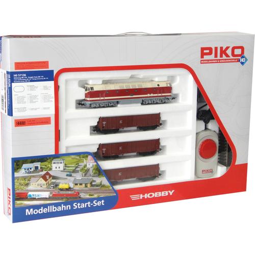 "Modelleisenbahn Startpaket PIKO ""BR 119 und 3 Hochbordwagen, (57138)"" Modelleisenbahn-Fahrzeuge bunt Kinder Altersempfehlung Modelleisenbahn-Fahrzeuge"