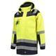 Tricorp 403007 Safety EN ISO 20471 Bicolor Softshelljacke, 100% Polyester + PU Membran, 300g/m², Fluor Orange-Navy, Größe XXL