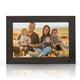 CedarTrap Touch WiFi Digital Picture Frame, 10 Zoll IPS Touch Screen, HD Display, 16 GB Memory, Magnetic Bracket, Motion Sensor, Autorotation, Sharing Fotos und Videos durch Anwendungen