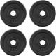 XEDON Iron Weight Plates Sets 1.25kg*4, 5kg*2,10kg*2 Pair Set For 1.25"(31.75mm) Dumbbell Handle Bar Weight Lifting-Body Building-Training-Exercise-Fitness (Each Set is Priced Differently)