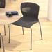 Flash Furniture Hercules Series Commercial Grade 770 LB. Capacity Stack Chair w/ Lumbar Support Plastic/Acrylic/Metal in Gray | Wayfair