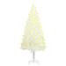 The Holiday Aisle® Artificial Pre-lit Christmas Tree Holiday Decoration Xmas Tree White, Steel in Green | 6' | Wayfair