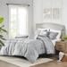 Piersten Gray 5 Piece Comforter Set Polyester/Polyfill/Microfiber in Black/Gray Laurel Foundry Modern Farmhouse® | Wayfair