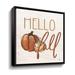 The Holiday Aisle® Hello Fall - Graphic Art on Canvas in Brown/Green/Orange | 14 H x 14 W x 2 D in | Wayfair B03C156DC3404594A6E551C1ED041C83