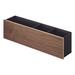 Yamazaki Home Storage Box, Steel Wood/Metal in Brown | 4.72 H x 17.72 W x 3.74 D in | Wayfair 5168