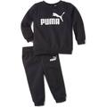 PUMA Kinder Sportanzug Minicats ESS Crew Jogger F, Größe 74 in Schwarz