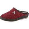 Pantoffel SCHAWOS, Damen, Gr. 43, Warmfutter, rot (bordeaux), Textil, Schuhe