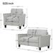 Jadee 2-Piece Living Room Sofa Set - 53.7 x 29 x 33 inch