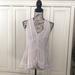 American Eagle Outfitters Tops | American Eagle Boho Tank Blouse Size Xs | Color: Cream | Size: Xs