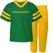 Preschool Green/Yellow Oregon Ducks Red Zone Jersey & Pants Set