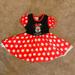 Disney Costumes | Disney Store Minnie Mouse Dress | Color: Black/Red | Size: Xxs (Fits 2-3)