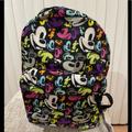 Disney Bags | Mickey Mouse Backpack | Color: Green/Pink | Size: 17 Inches Tall