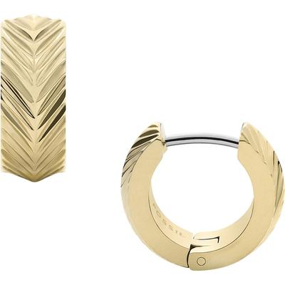 Fossil Creolen Edelstahl One Size Damen Image