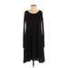 The Vanity Room Casual Dress - Midi: Black Dresses - Women's Size Small