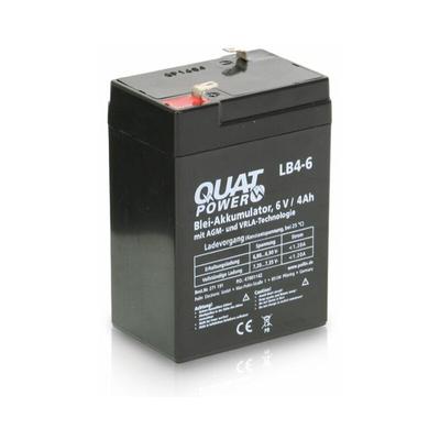 Blei-Akkumulator LB4-6, 6 V-/4 Ah - Quatpower