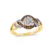 Le Vian 3/8 Ct. T.w. Nude Diamonds™, 1/6 Ct. T.w. Chocolate Diamonds Ring In 14K Vanilla Gold & 14K Honey Gold, Gold, 7