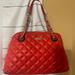 Kate Spade Bags | Kate Spade Gold Coast Georgina Marachino Red Quilted Leather Satchel Handbag | Color: Red | Size: Os