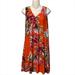 Nine West Dresses | Nine West Women’s Floral Atzec Orange Sleeveless Summer Dress Size 4 | Color: Orange/Red/Tan | Size: 4