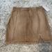 Free People Skirts | Nwot Free People Y2k 90s Style Femme Fetale Stretchy Pull-On Mini Skirt | Color: Cream/Tan | Size: Xs