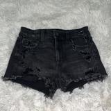 American Eagle Outfitters Shorts | American Eagle Outfitters Ripped Jean Shorts | Color: Black | Size: 00