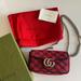 Gucci Bags | Gucci Marmont Limited Edition Rare Super Mini Red Canvas Cross Body Bag | Color: Black/Red | Size: Os