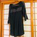 American Eagle Outfitters Dresses | America Eagle Outfitters Smocked Embroidered Dress, Size Large | Color: Gray | Size: L