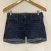 American Eagle Outfitters Shorts | American Eagle Navy Blue Denim Midi Shorts (Size 4) | Color: Blue | Size: 4