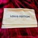 Louis Vuitton Other | Authentic Louis Vuitton Dust Cover | Color: Cream | Size: 13” X 8.75”