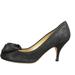Kate Spade Shoes | Kate Spade New York Metallic Black Suede Flower Stiletto Pumps Shoes Size 6 B | Color: Black | Size: 6