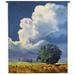 Fine Art Tapestries Cotton Before the Storm Tapestry w/ Hanging Accessories Included Cotton in Gray | 64 H x 53 W in | Wayfair 6417-WH