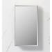 Ramonne Ebern Designs Recessed/Surface Mount Beveled Edge Bathroom Medicine Cabinet w/ Mirror, Glass | 26 H x 15 W x 5 D in | Wayfair