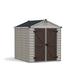 Canopia Skylight 6 Ft. W x 7.5 Ft. D Polycarbonate Storage Shed in Gray | 85.4 H x 73 W x 90.2 D in | Wayfair 703389