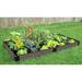 Frame It All 4 ft x 8 ft Composite Raised Garden Bed Composite in Gray | 5.5 H x 48 W x 96 D in | Wayfair 300001421