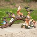 The Holiday Aisle® Devonie Birds & Squirrels Bonsai Tree Fairy Garden | 4 H x 12 W x 7.5 D in | Wayfair 0A5159F46A534D3FAB576A6216205A28