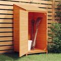 Remise de jardin Marron 55x52x112 cm Bois de sapin solide - Vidaxl