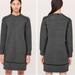 Lululemon Athletica Dresses | Lululemon Athletica On Repeat Quilted Sweater Dress Size 4 | Color: Black/Gray | Size: 4