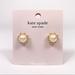 Kate Spade Jewelry | Kate Spade Flying Colors Faux Pearl Earrings | Color: Gold/White | Size: Os