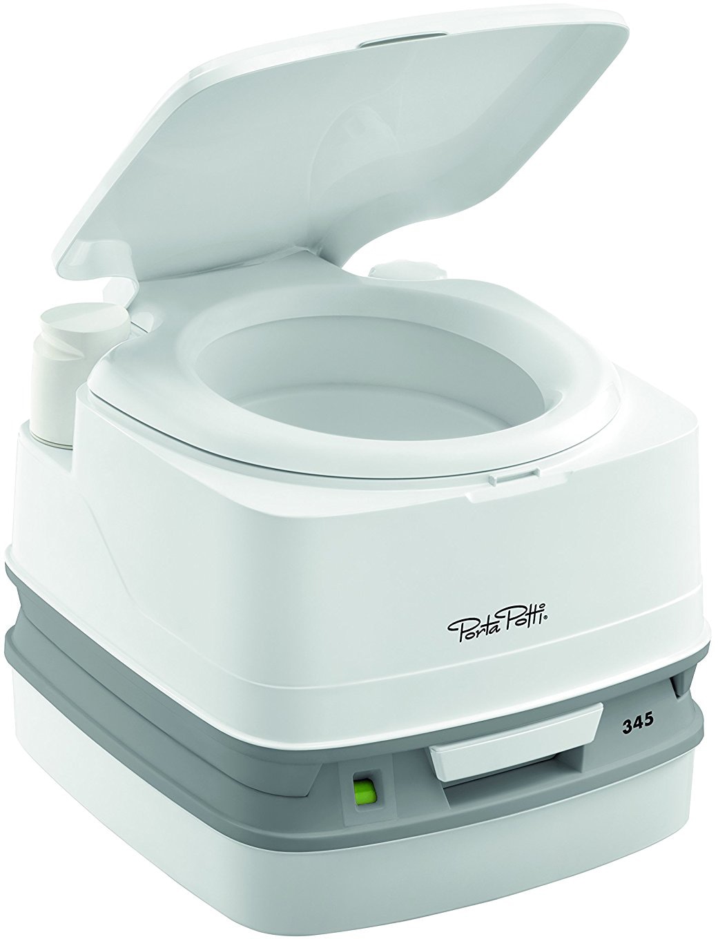 Campingtoilette THETFORD "Porta Potti 345", weiß, Campingtoiletten, KinderB:38,3cm H:33cm T:42,7cm, Kunststoff, B:38,3cm H:33cm T:42,7cm