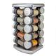 Olde Thompson Since 1944 25-716 Embossed Revolving Spice Rack, 18/8 Stainless Steel