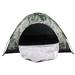 Boshen Outdoor Camouflage Camping 4 Person Tent Fiberglass in Black | 51.1 H x 78.74 W x 78.74 D in | Wayfair 06PCT0001CMF
