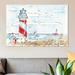 East Urban Home Coastal Life I by Anne Tavoletti - Wrapped Canvas Graphic Art Canvas/Metal in Blue | 26 H x 40 W x 1.5 D in | Wayfair