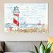 East Urban Home Coastal Life I by Anne Tavoletti - Wrapped Canvas Graphic Art Canvas, Cotton in Blue | 12 H x 18 W x 1.5 D in | Wayfair
