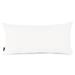 Birch Lane™ Thalliard Patio Sunbrella Lumbar Pillow Cover & Insert Polyester/Polyfill/Sunbrella® in White | 11 H x 22 W x 6 D in | Wayfair