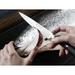 WÜSTHOF Classic IKON 4 1/2" Utility Knife Plastic/High Carbon Stainless Steel in Black/Gray | Wayfair 1040330412